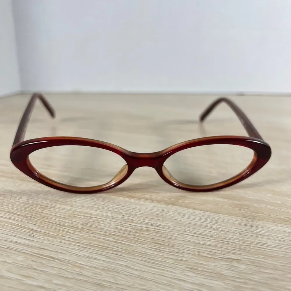 Kate Spade Alissa H24 Eyeglasses Red Cat Eye Frames Only 49-16-140 Italy
